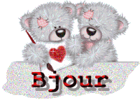 Gif bjour ourson